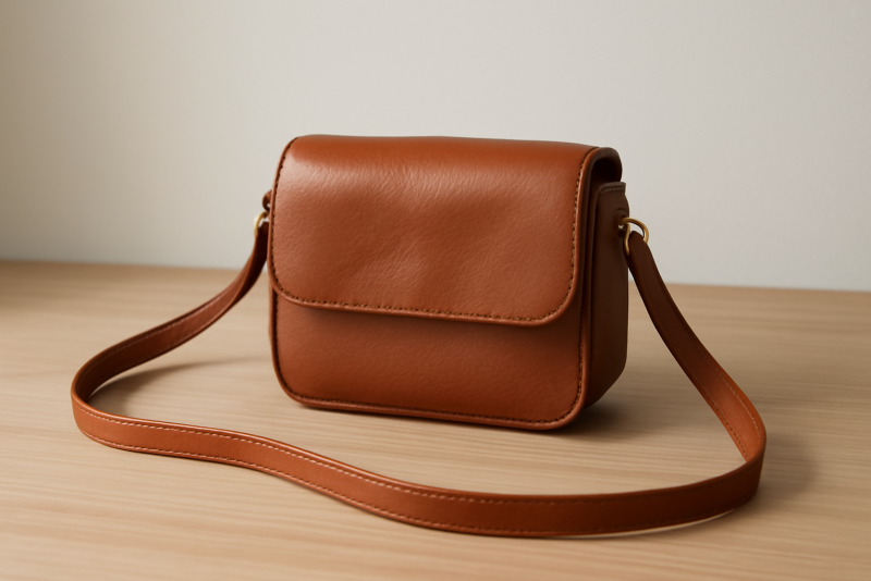 petit sac bandouliere sur table minimaliste